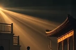 都市温情短片《旧书店的常客》横版封面